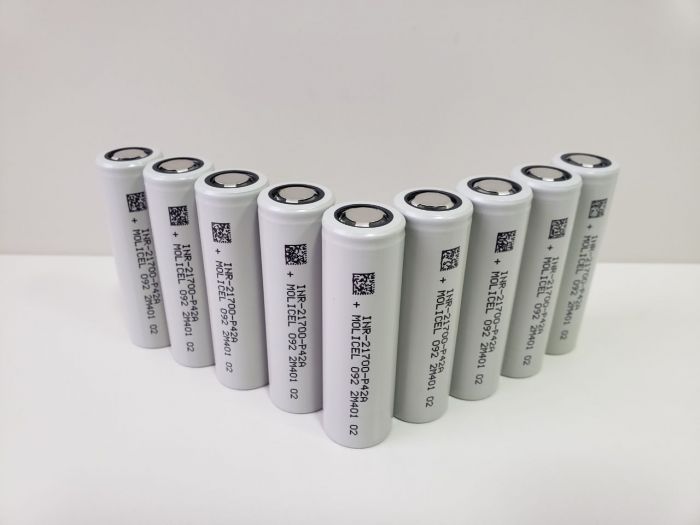 Акумулятор Molicel INR 21700-P42A 4200 mAh 45A, 3.6V Li-ion Високотоковий